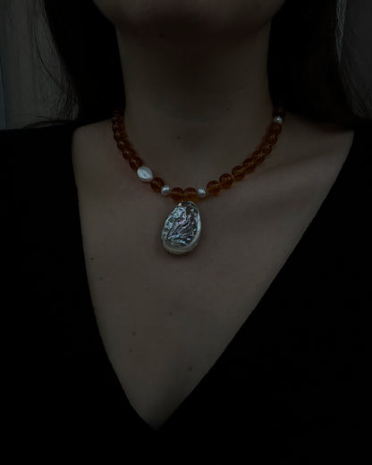 Sunset Shell Necklace